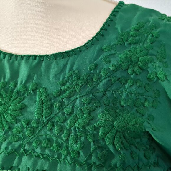 NWT Green Latin Dress Size Small - Picture 5 of 12